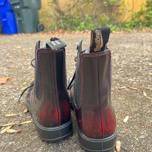 Blundstone boots 2220 Originals - Bordeaux Brush lace up gore 9 US Women (6 AU - Picture 4 of 6